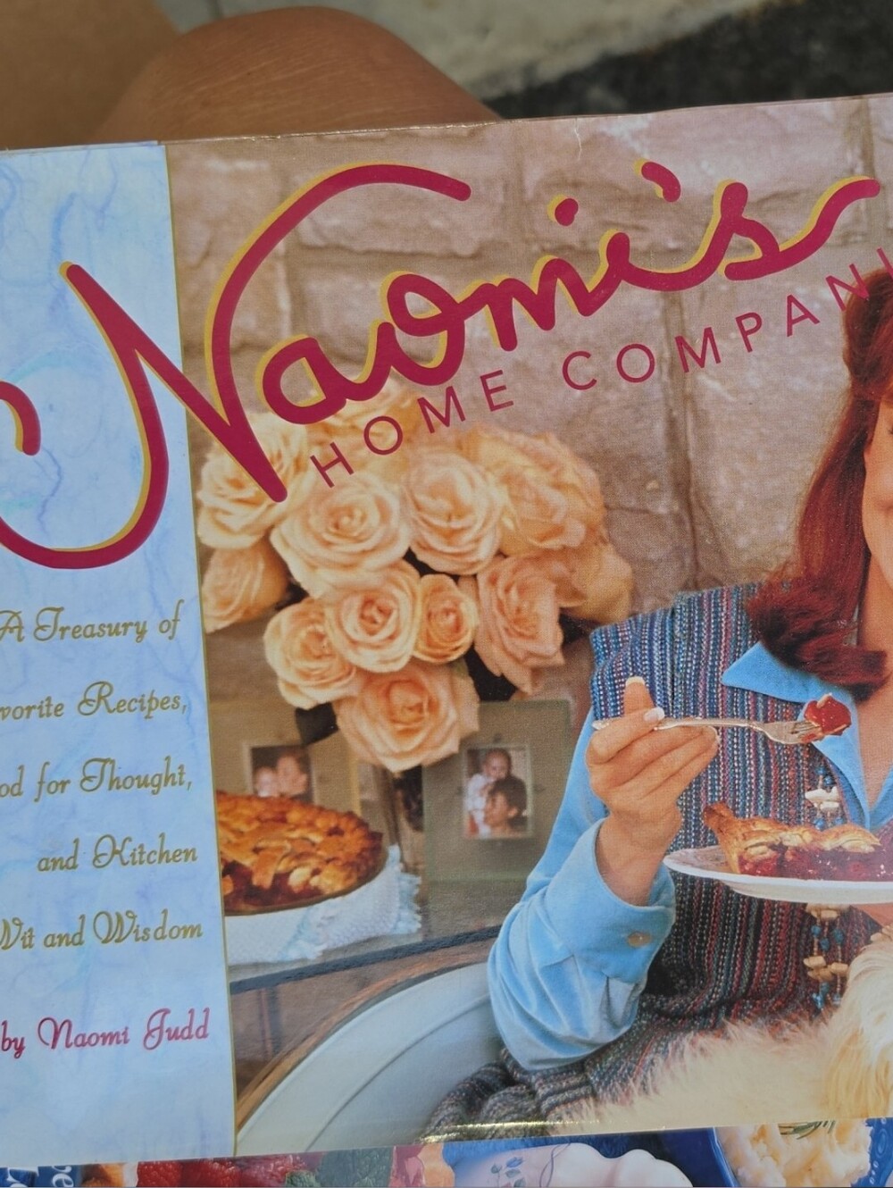 Naomi's Home Companion Cookbook - Pink & Blue Cover